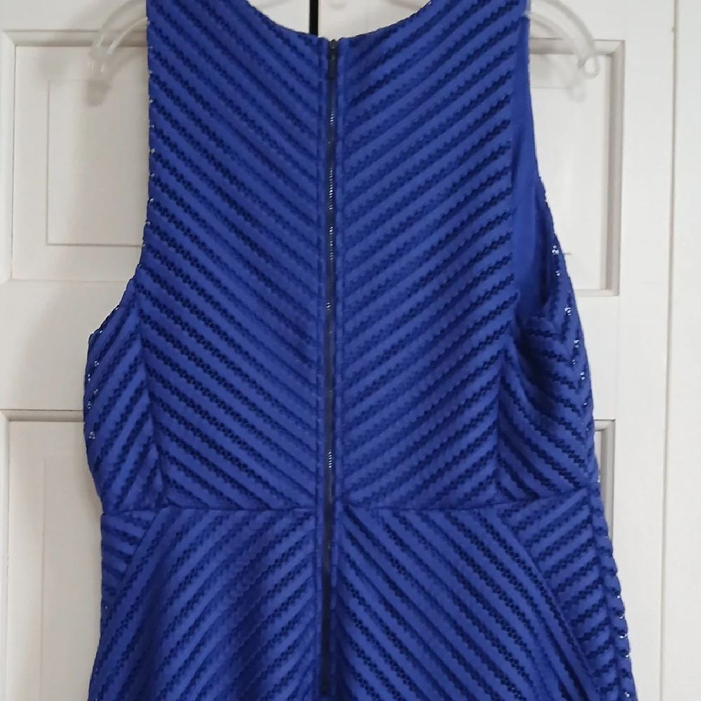 Mossimo Supply Co. Blue Textured Dress - Picture 5 of 5